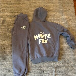 White Fox Boutique Navy Sweatpants